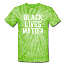 Load image into Gallery viewer, Unisex Tie Dye T-Shirt - spider lime green