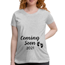 Load image into Gallery viewer, Women’s Maternity T-Shirt - heather gray