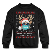 Load image into Gallery viewer, Kids' Crewneck Sweatshirt - black