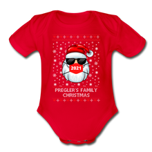Load image into Gallery viewer, Organic Short Sleeve Baby Bodysuit - red