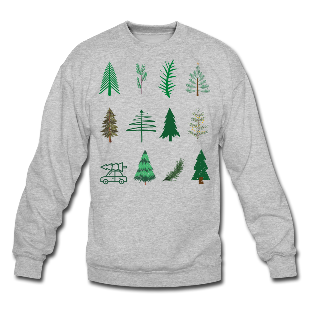 trees christmas - heather gray