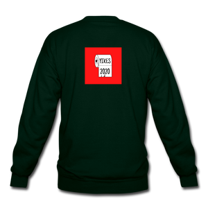 Crewneck Sweatshirt christmas pattern - forest green