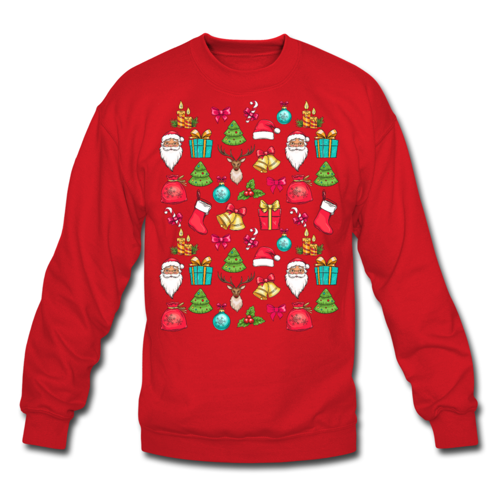 Crewneck Sweatshirt Christmas pattern - red