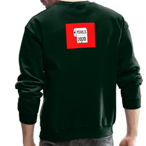Crewneck Sweatshirt Christmas pattern - forest green