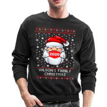 Load image into Gallery viewer, Crewneck Sweatshirt christmas pattern - black
