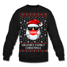 Load image into Gallery viewer, Crewneck Sweatshirt christmas pattern - black
