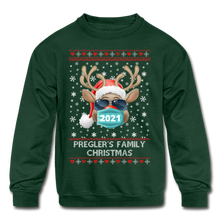 Load image into Gallery viewer, Kids' Crewneck Sweatshirt - forest green
