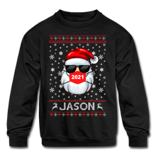 Load image into Gallery viewer, Kids' Crewneck Sweatshirt - black
